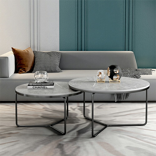 楽天市場】ネストテーブル センターテーブル セラミックテーブル