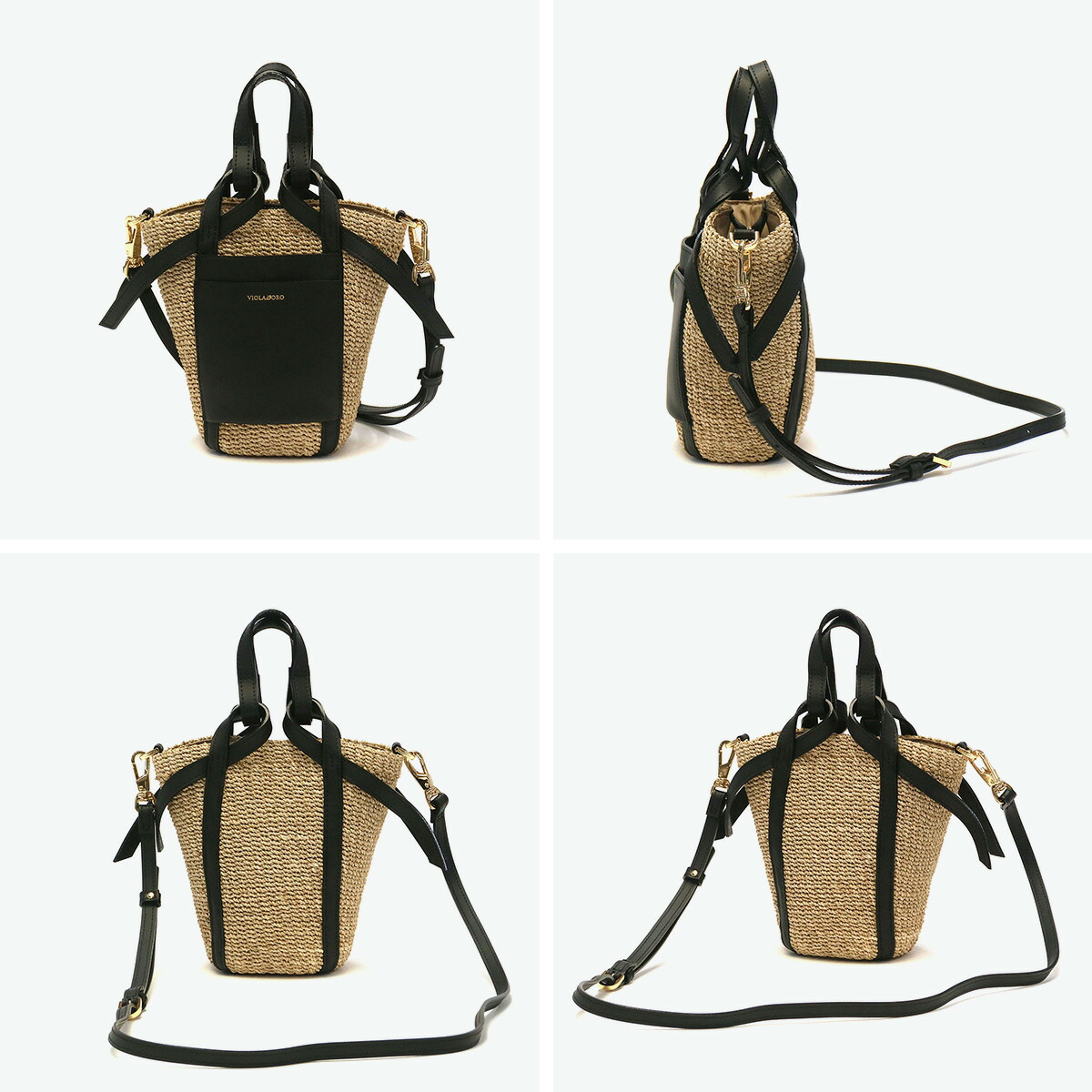 楽天市場】【最大44倍 3/10迄】【正規品】 ヴィオラドーロ かごバッグ