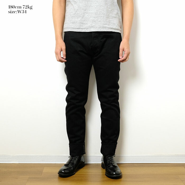 楽天市場】MOMOTARO JEANS 桃太郎ジーンズ 出陣ブラックデニム ナロー