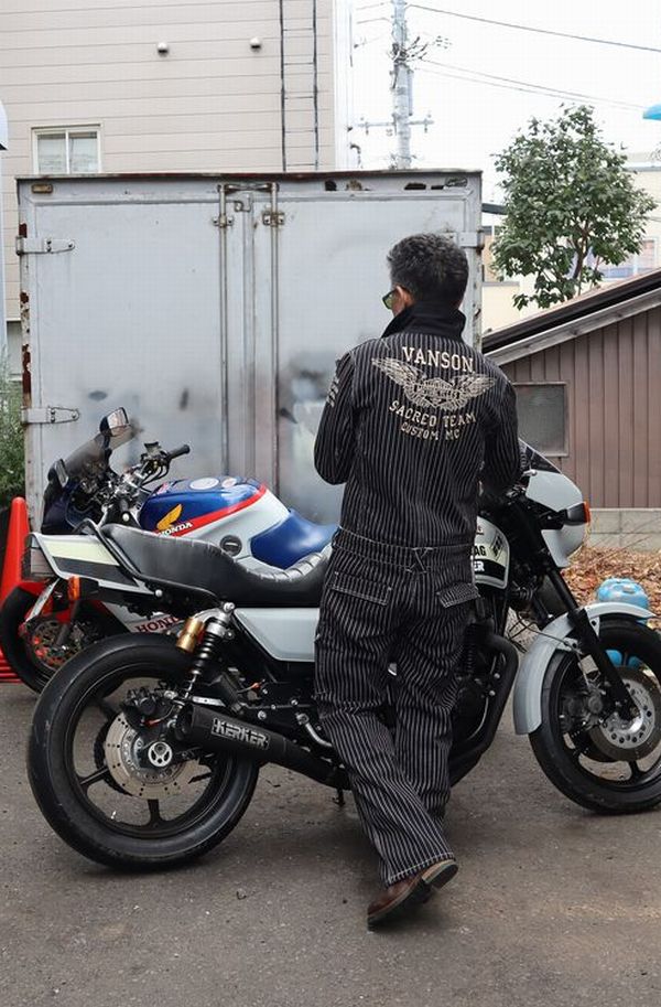 楽天市場】【VANSON バンソン 】NVAO-403NC オールインワン 刺繍ツナギ