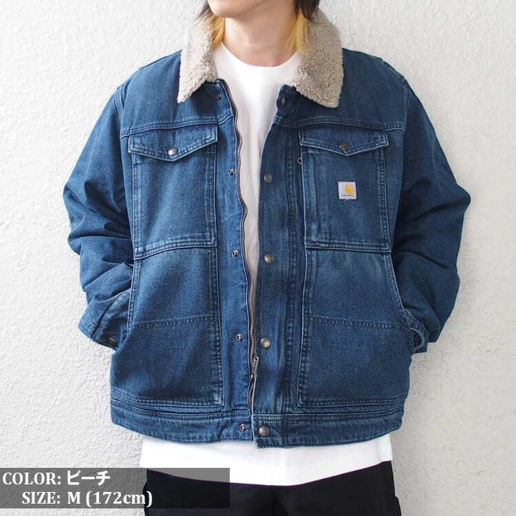 楽天市場】Carhartt カーハート デニムジャケット 裏ボア Gジャン