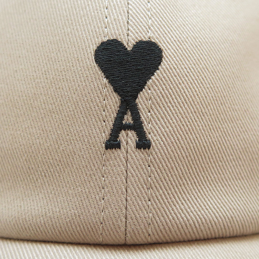 楽天市場】アミ パリス キャップ 帽子 エンブロイダリー キャップ