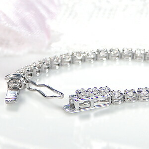 楽天市場】Pt900【1.00ct】 ダイヤモンド テニス ブレスレット 【送料