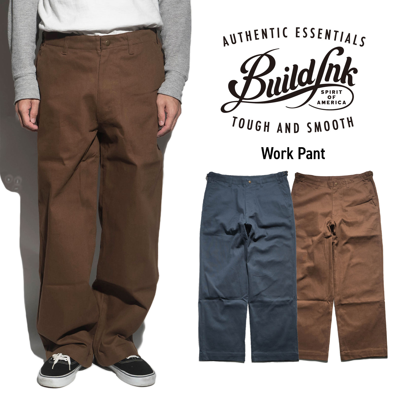 楽天市場】【クーポン配布中】ビルドインク BUILDINK ワークパンツ