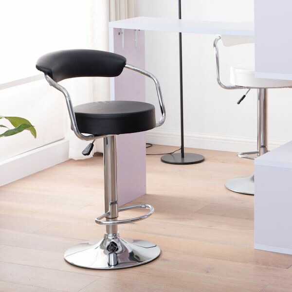 楽天市場】カウンターチェア バーチェアー ブラック ホワイト