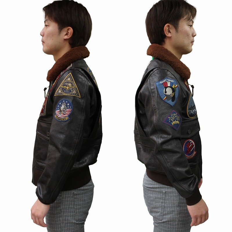 楽天市場】AVIREX TOPGUN仕様 G1 フライトジャケット 本革 メンズ