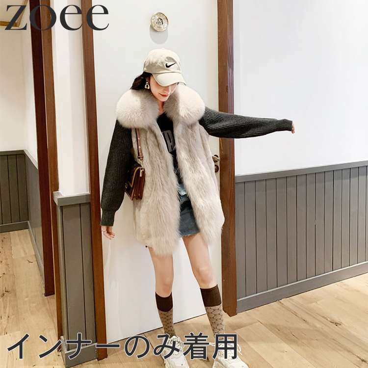 楽天市場】フォックスファー付きトレンチコート レッキスファー