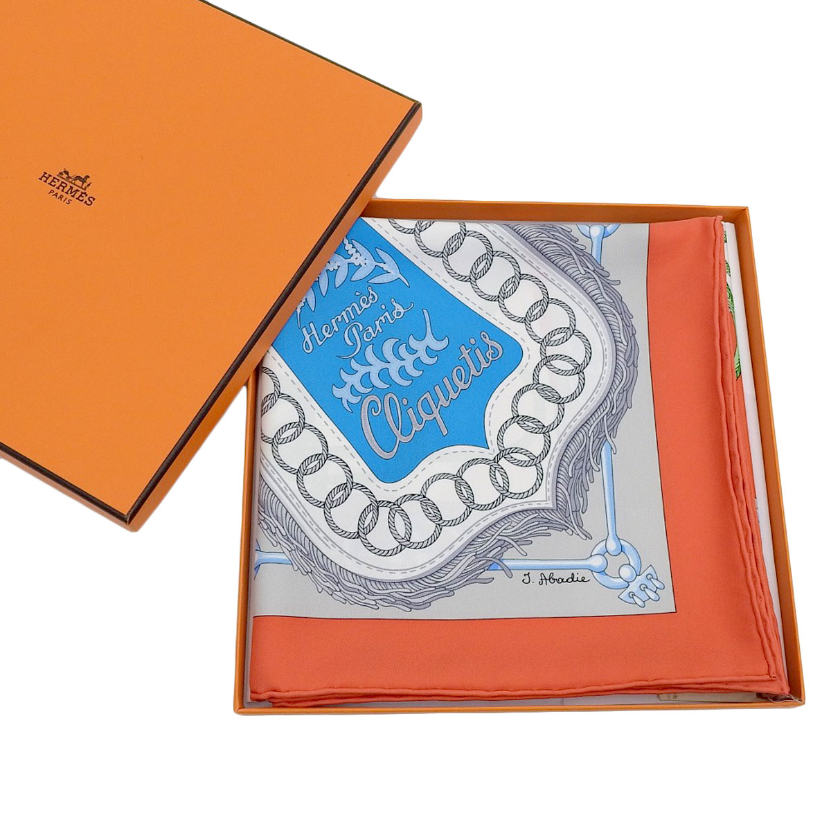 楽天市場】(8450) 【エルメス】 エルメス HERMES カレ90 Cliquetis