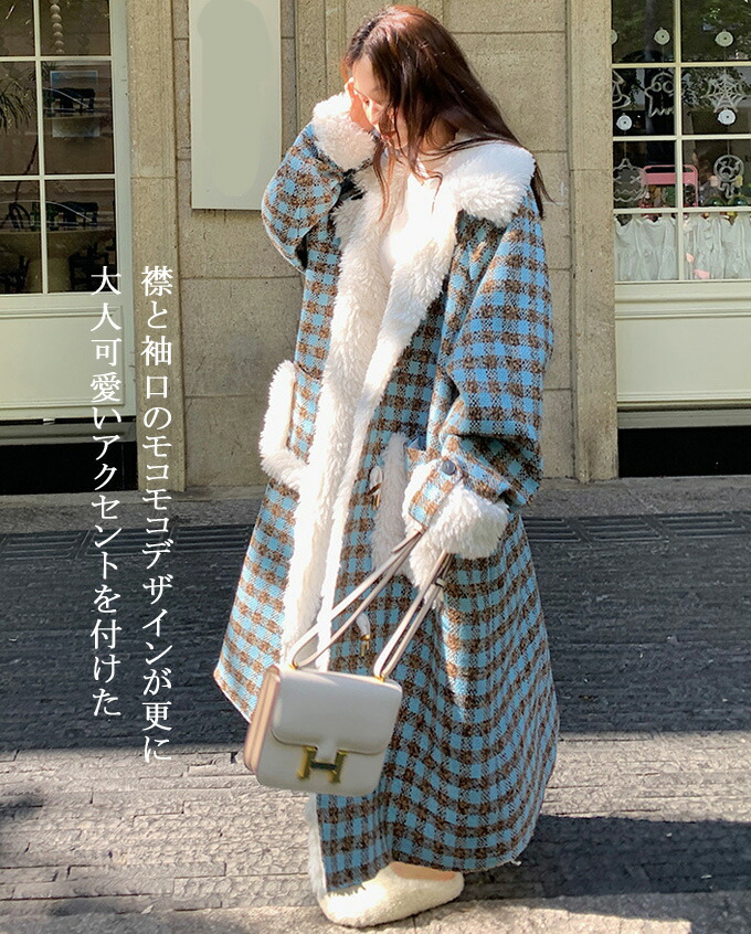 楽天市場】ダッフルコート ムートンコート レディース ボアコート