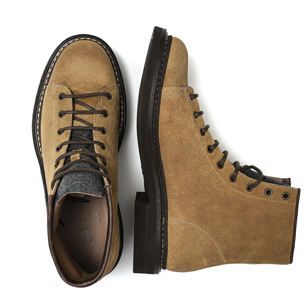 楽天市場】ブルネロクチネリ BRUNELLO CUCINELLI レースアップ ブーツ