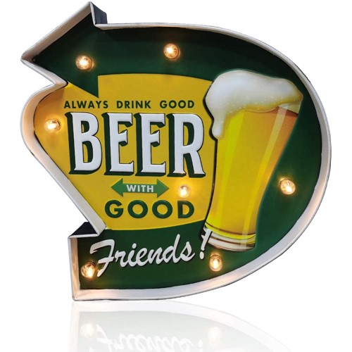 楽天市場】Light Up Bar Sign LED ライトアップ バー サイン ライト