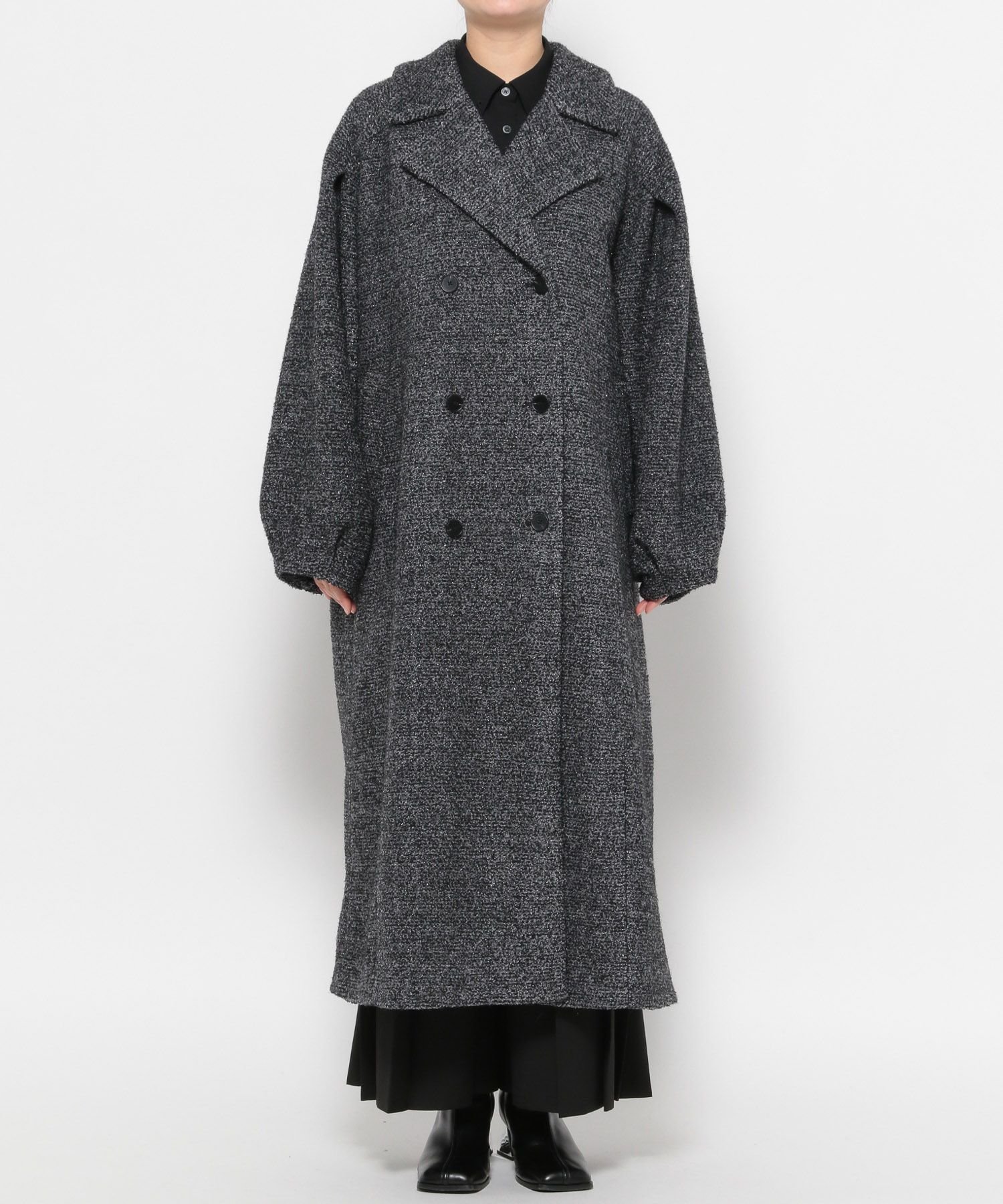 HARE｜コクーンスリーブラメロングコート | Rakuten Fashion(楽天