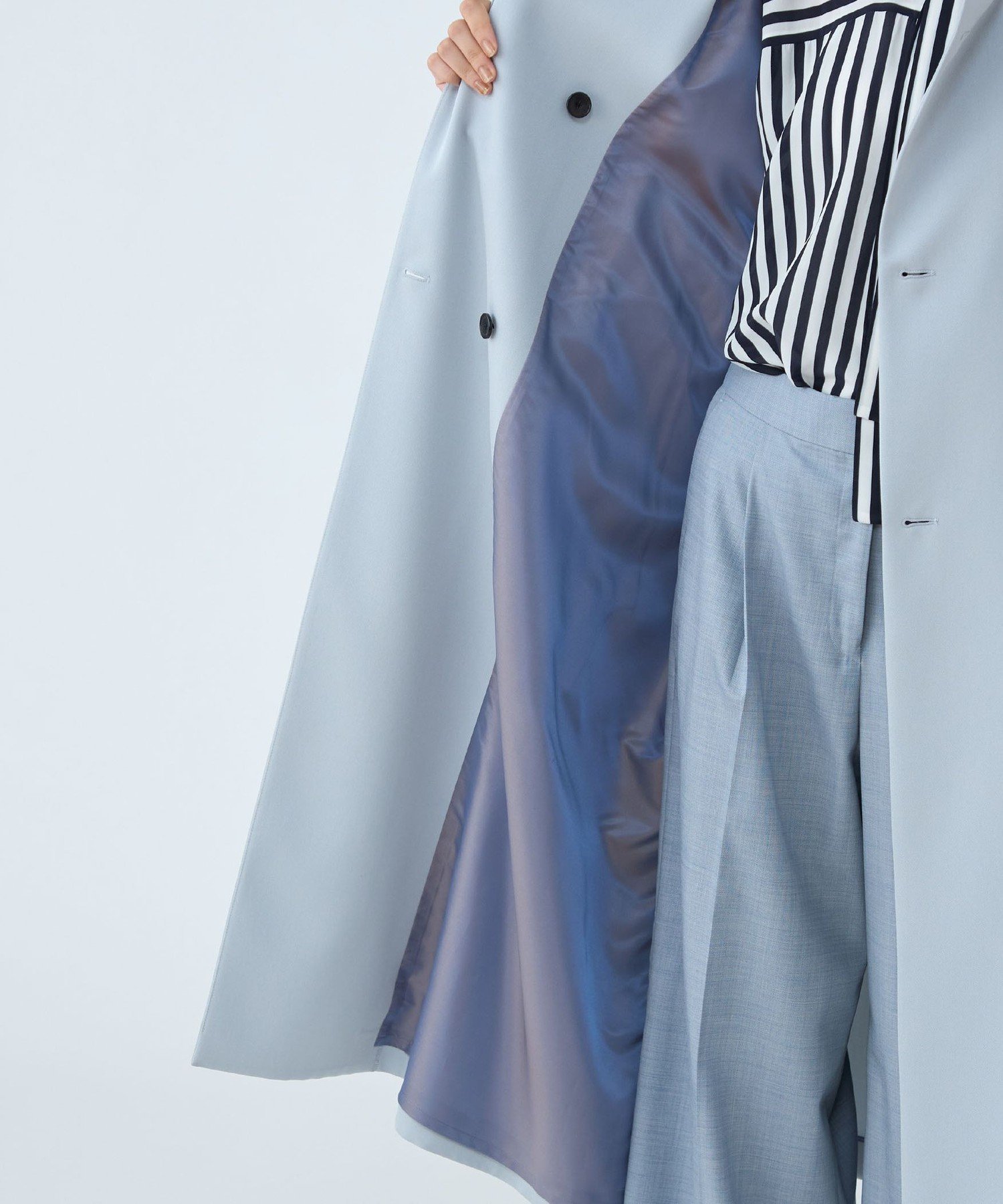 TOMORROWLAND｜カバートクロス スタンドカラーコート | Rakuten