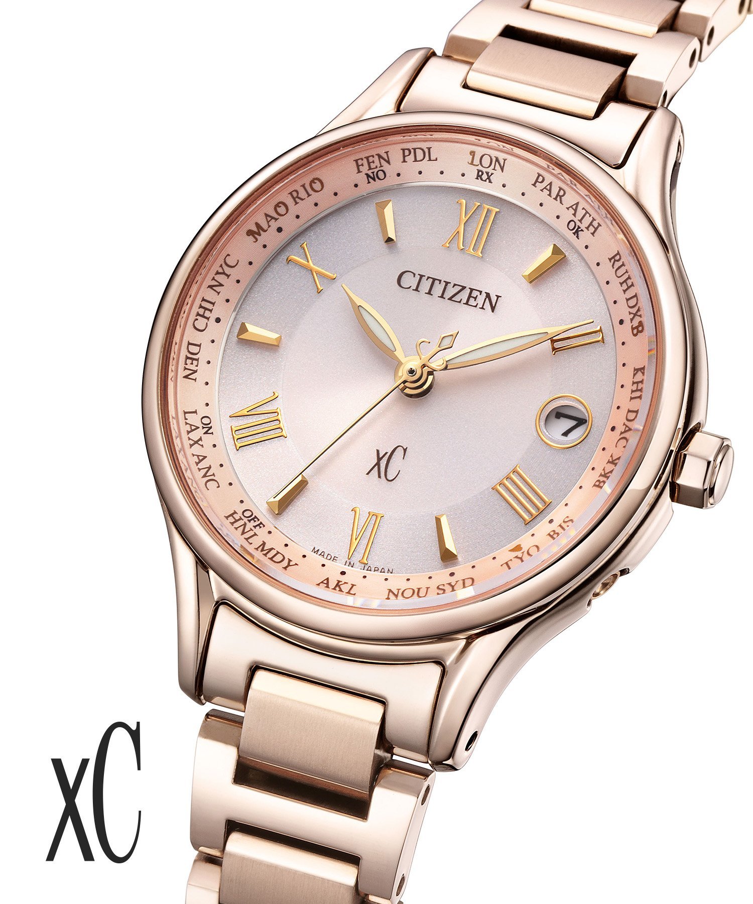 CITIZEN｜シチズン クロスシー 電波時計 サクラピンク CITIZEN xC