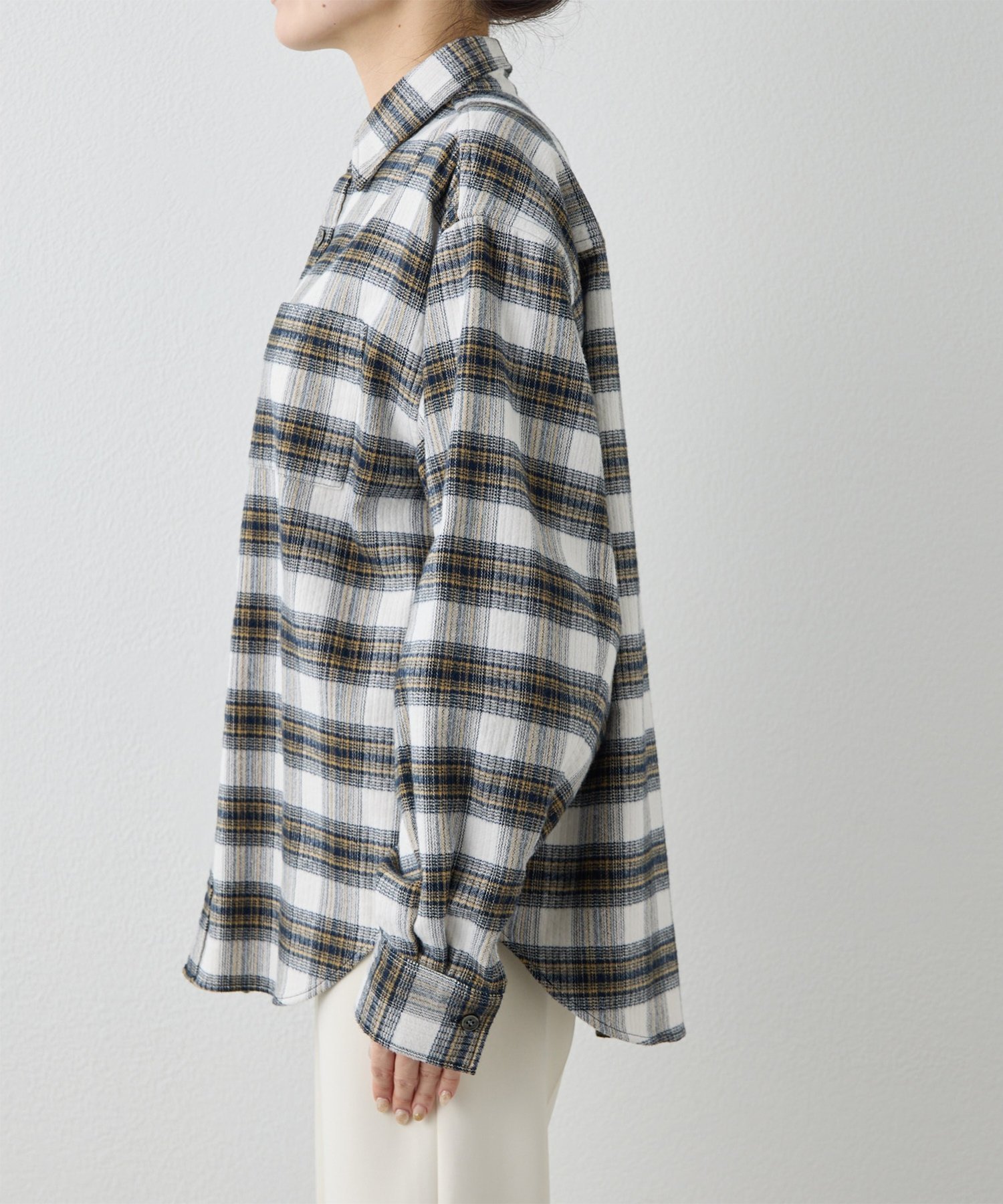 Whim Gazette｜ピケチェックシャツ | Rakuten Fashion(楽天