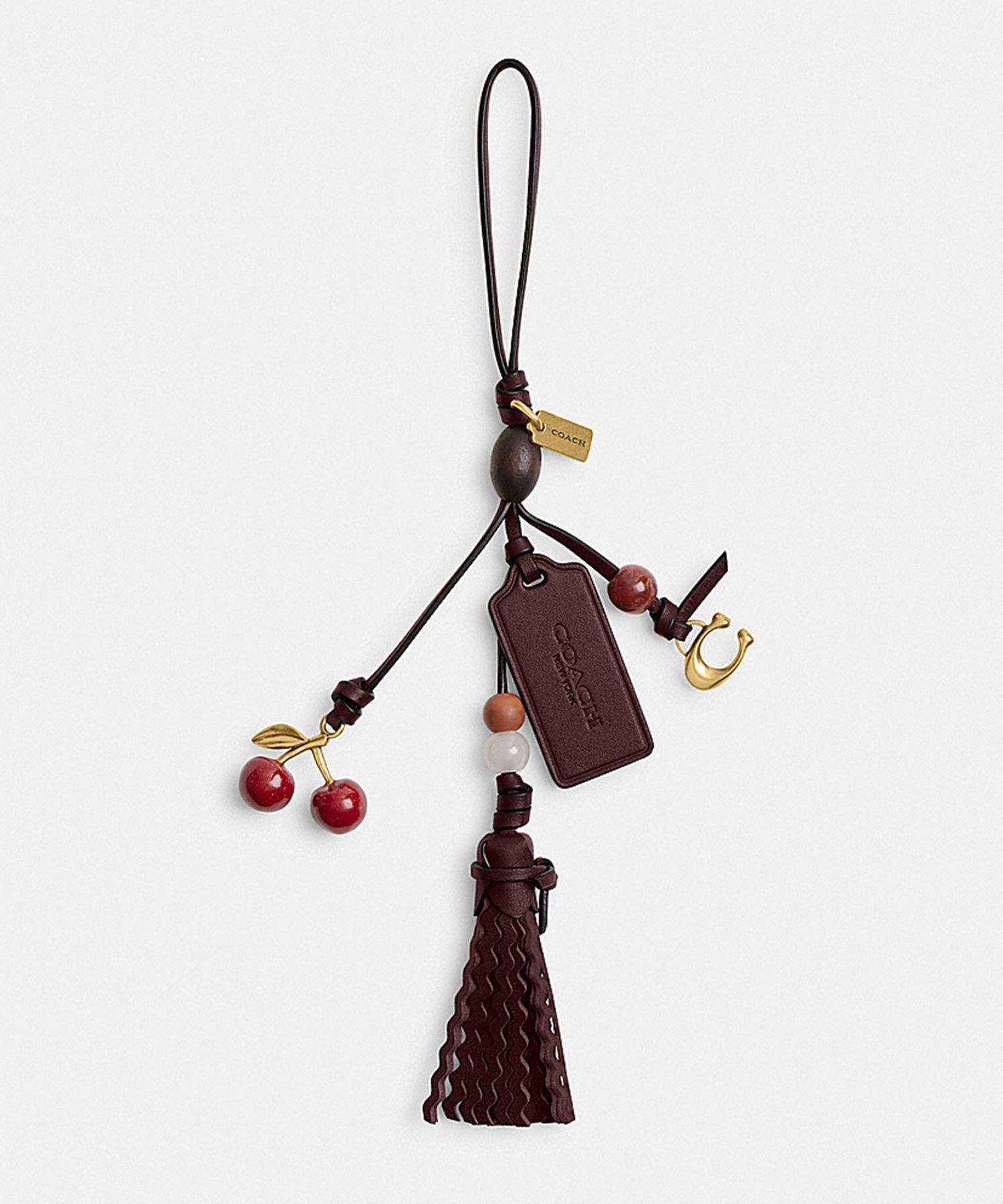 COACH｜【公式】チェリー ヘリテージ レザー バッグ チャーム