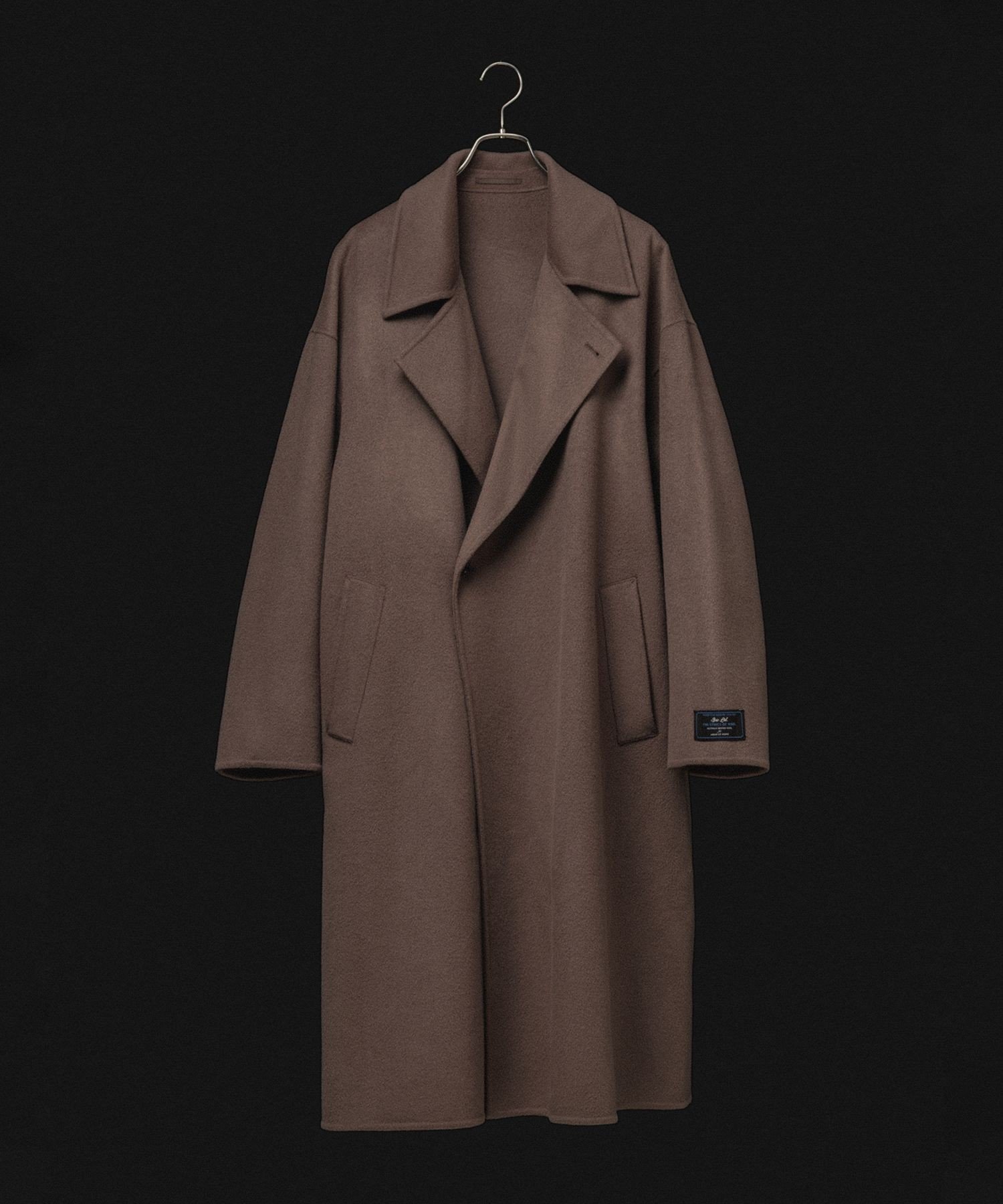 ADAM ET ROPE'｜メリノウール ダブルフェイス セミダブルコート