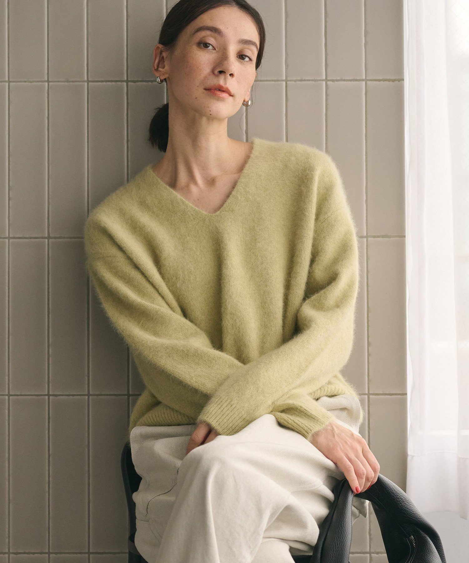 BEAUTY&YOUTH UNITED ARROWS｜フォックスカシミヤブレンド Vネック