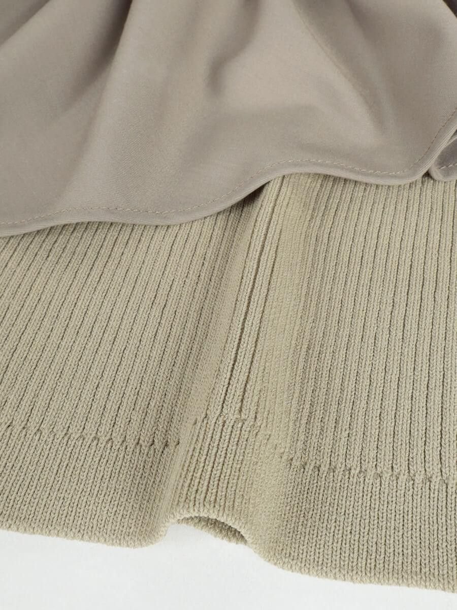 Vin｜フリルビスチェリブニットトップス | Rakuten Fashion(楽天