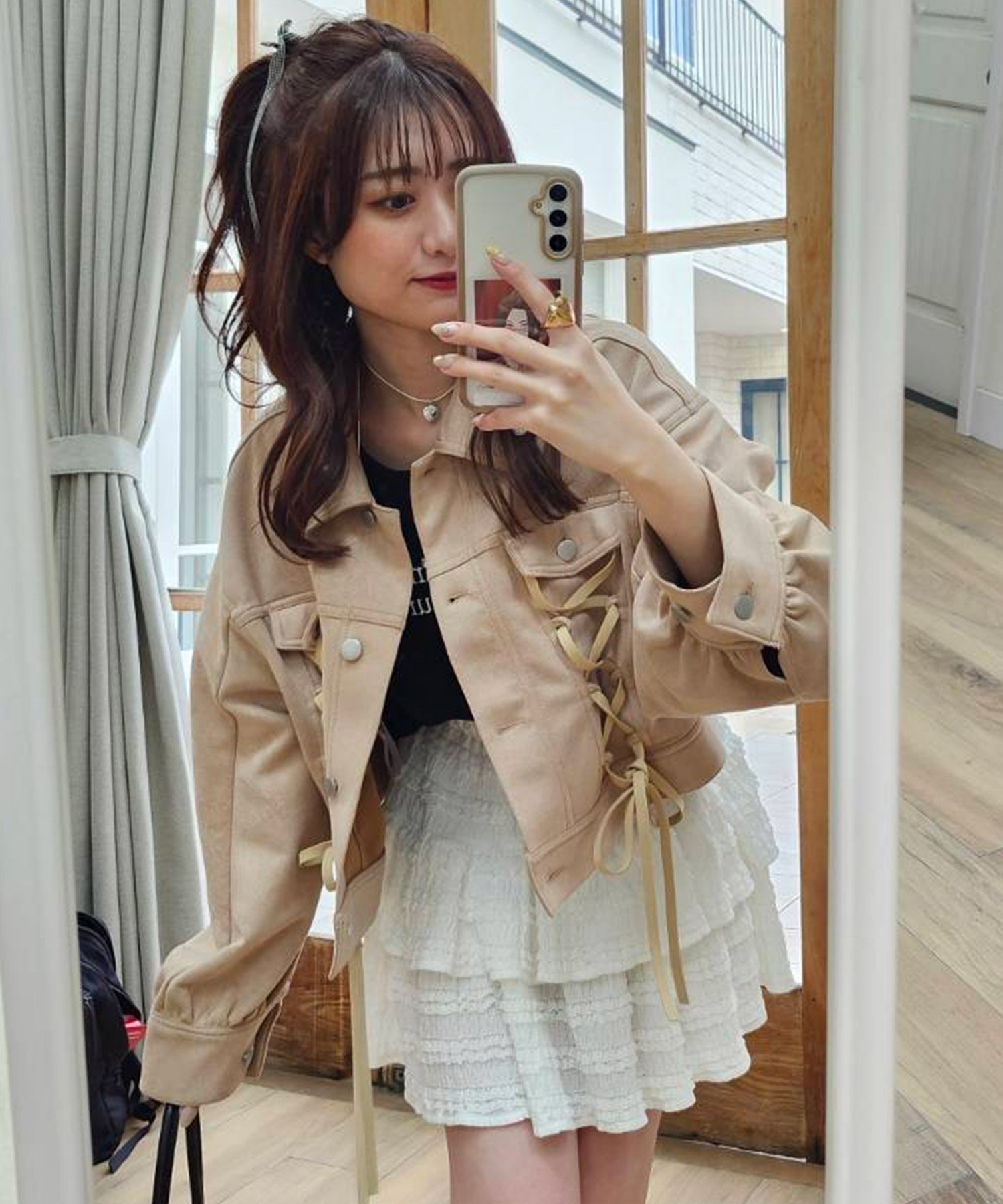 MAJESTIC LEGON｜サイドレースアップGジャン | Rakuten Fashion(楽天