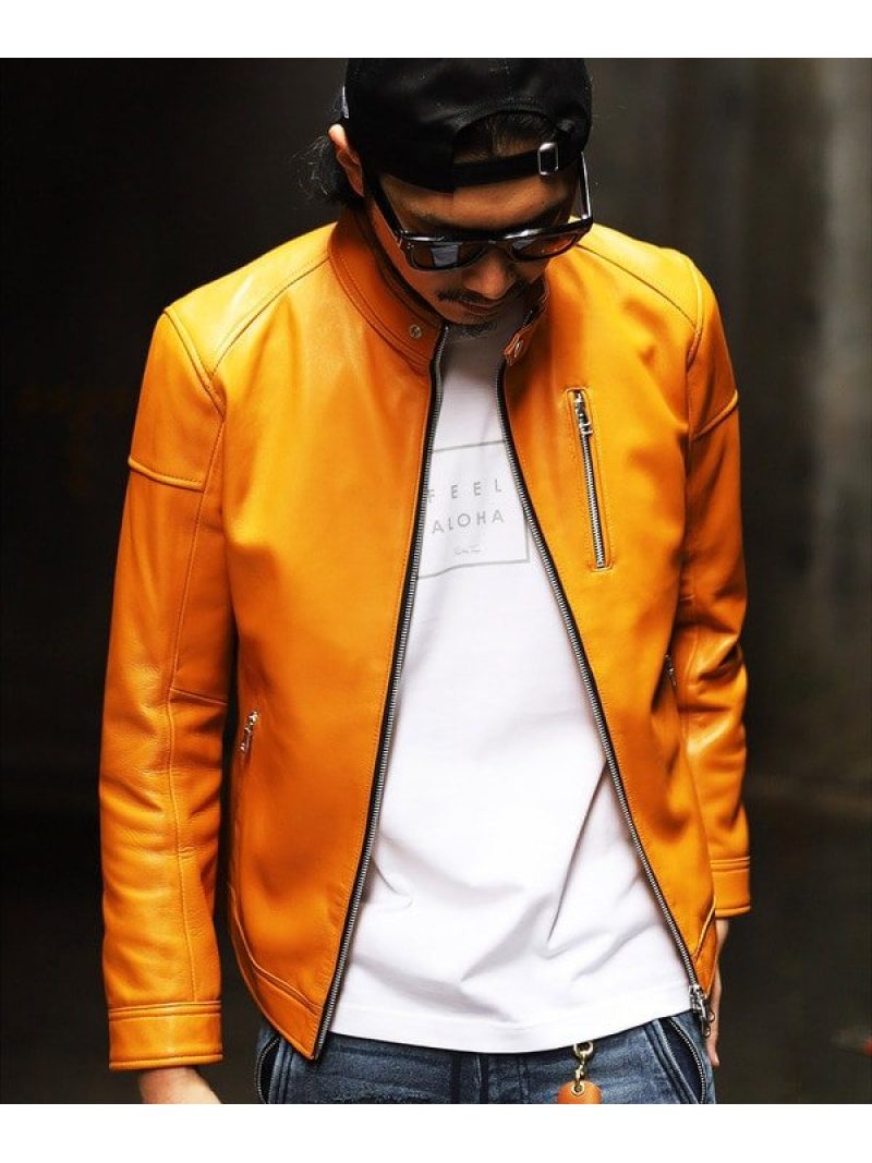 楽天市場】RATTLE TRAP シングルライダースレザージャケット メンズ