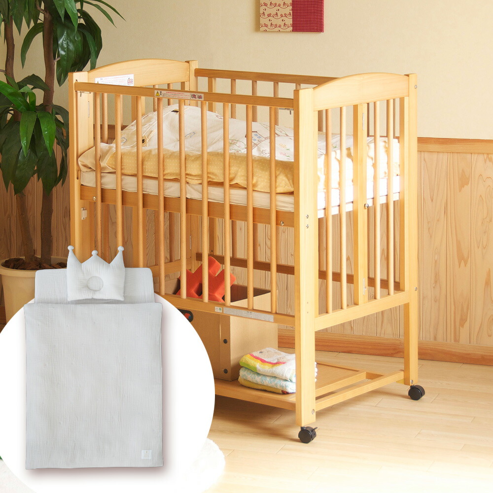 楽天市場】日本製 ベビーベッド 「ミニ ワンタッチハイベッド プチ【B