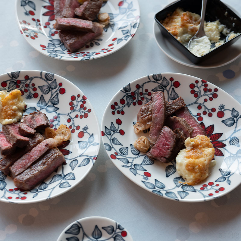 楽天市場】アラビア / ルノ オーバルプレート25cm フロストベリー