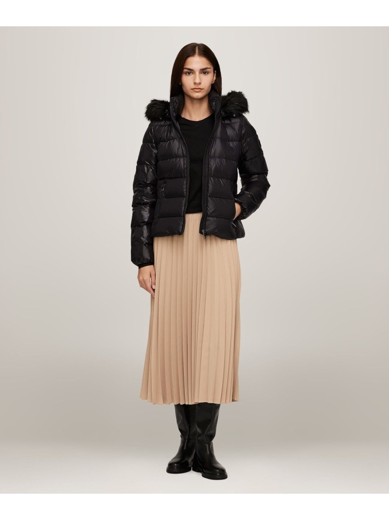 楽天市場】【SALE／50%OFF】イミテーションファー付きグロスダウン