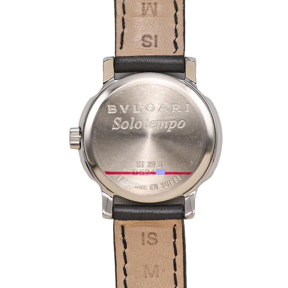 楽天市場】ブルガリ BVLGARI ソロテンポ ST29S クォーツ SS/レザー