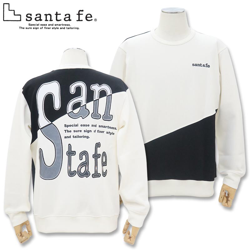 楽天市場】サンタフェ WF切替バックモチーフロゴ トレーナー 48 50 52
