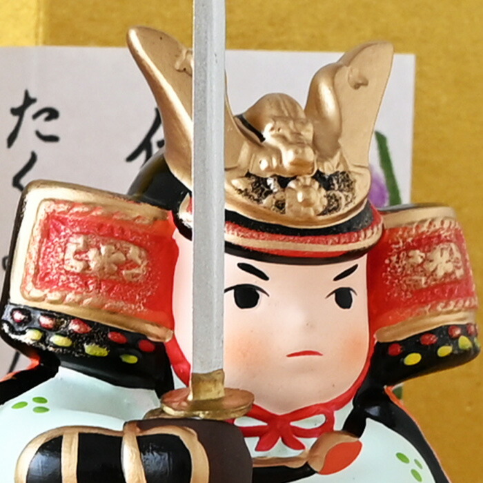 楽天市場】錦彩若武者（太刀） 5611 五月人形 薬師窯 コンパクト 玄関