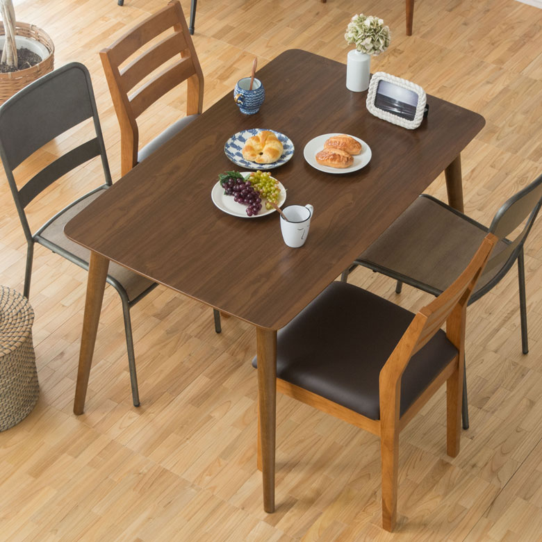 楽天市場】ダイニングテーブル 4人掛け 長方形 木製 幅120cm 高さ70cm