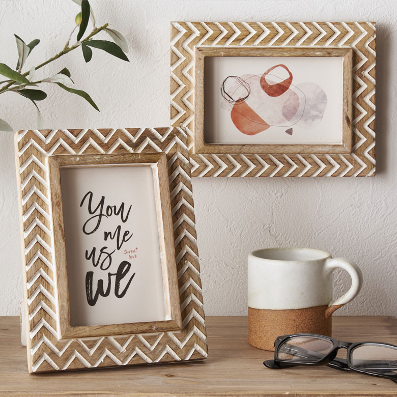 楽天市場】フォトフレーム 写真立て 木彫り 木製 マンゴーウッド