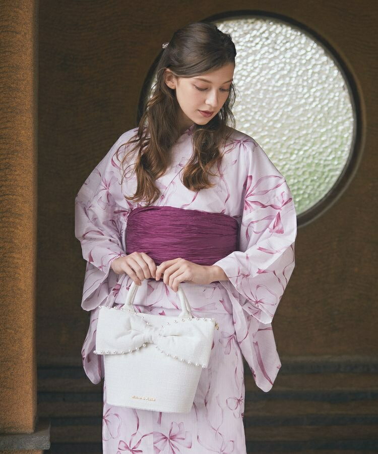 楽天市場】リボン浴衣／メゾン ド フルール（Maison de FLEUR） : 丸井