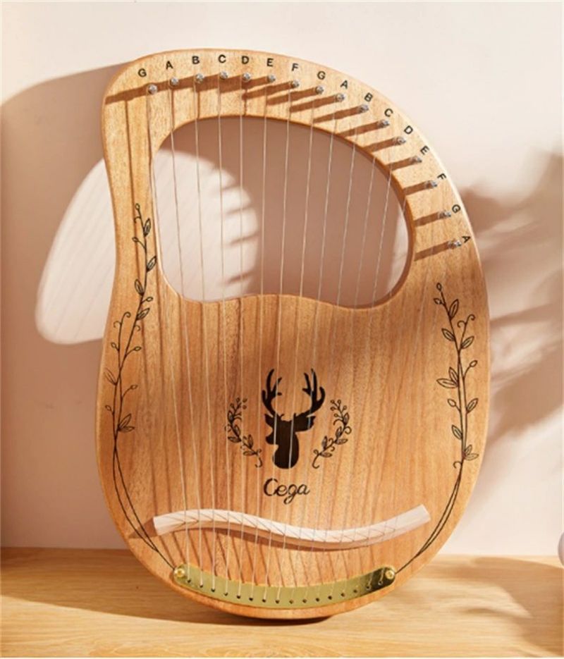 楽天市場】ライアー ハープ 16弦 19弦 木製竪琴 初心者 セット ハープ