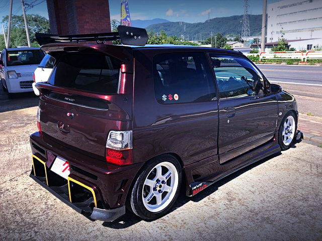 K6A改JAWS山本タービン!Eマネ・アルティメイト現車!HB21S後期アルト