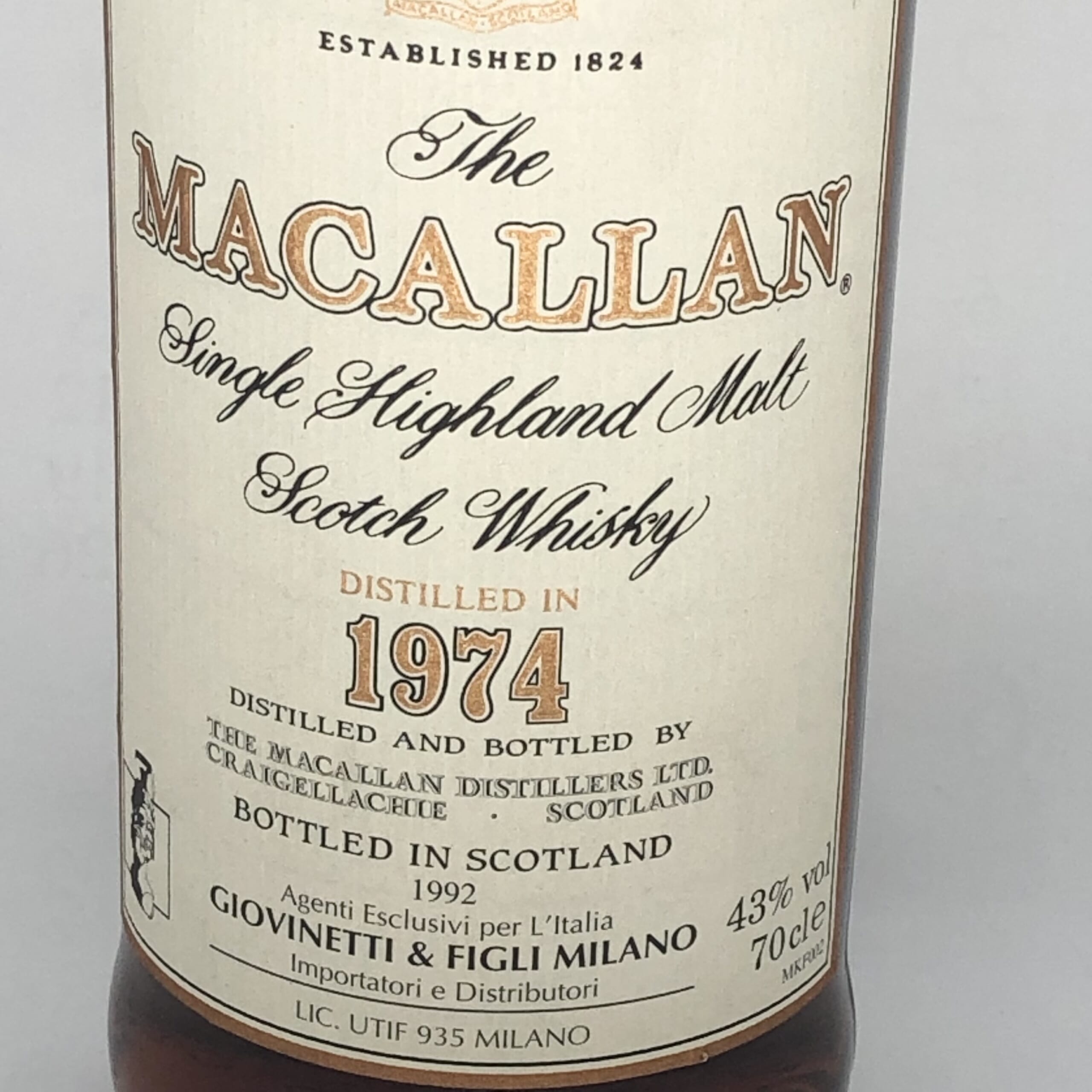 マッカラン18年1974 - オールド ビンテージ ウイスキー専門店