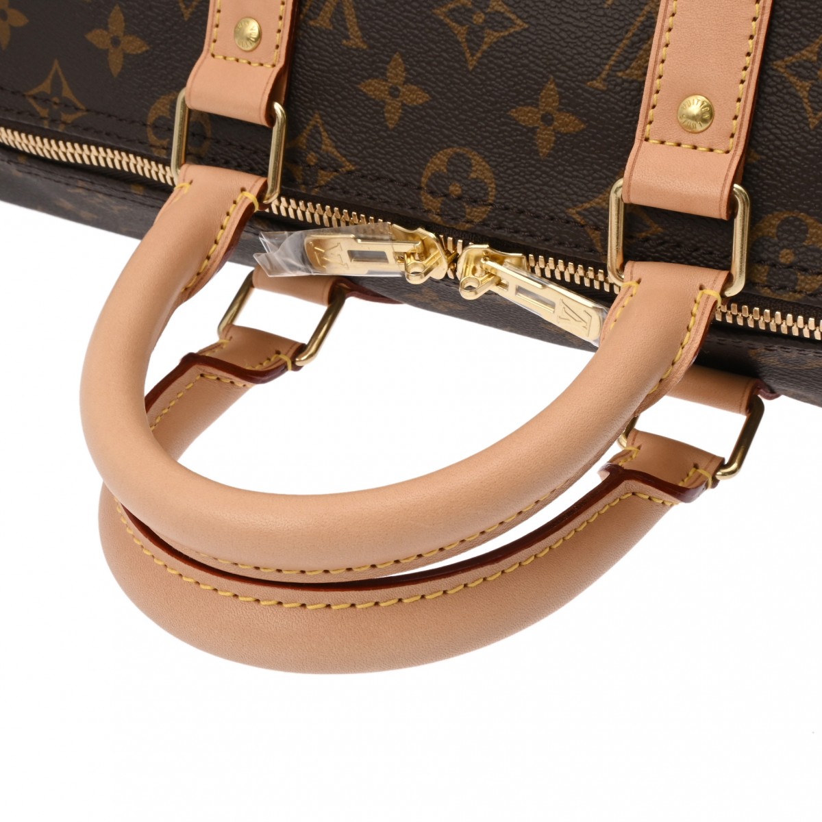 ルイ ヴィトン モノグラム キーポル バンドリエール 45 新型 ブラウン