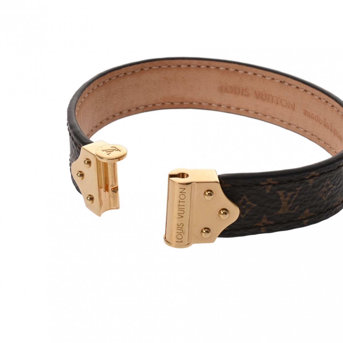 ルイ ヴィトン モノグラム ブレスレット スピリット #19 ブラウン