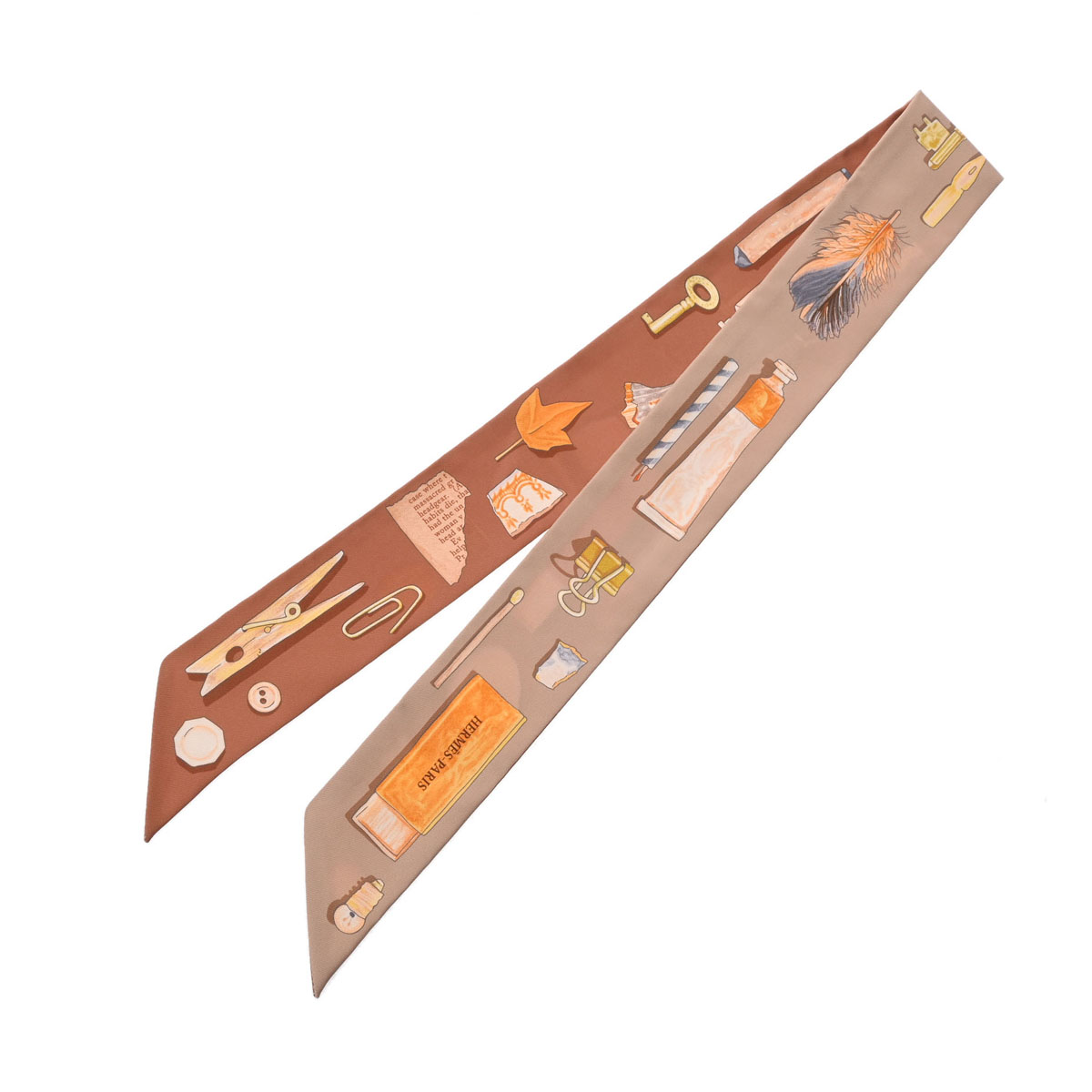 エルメス ツイリー IN THE POCKET マルチカラー 062340S シルク100