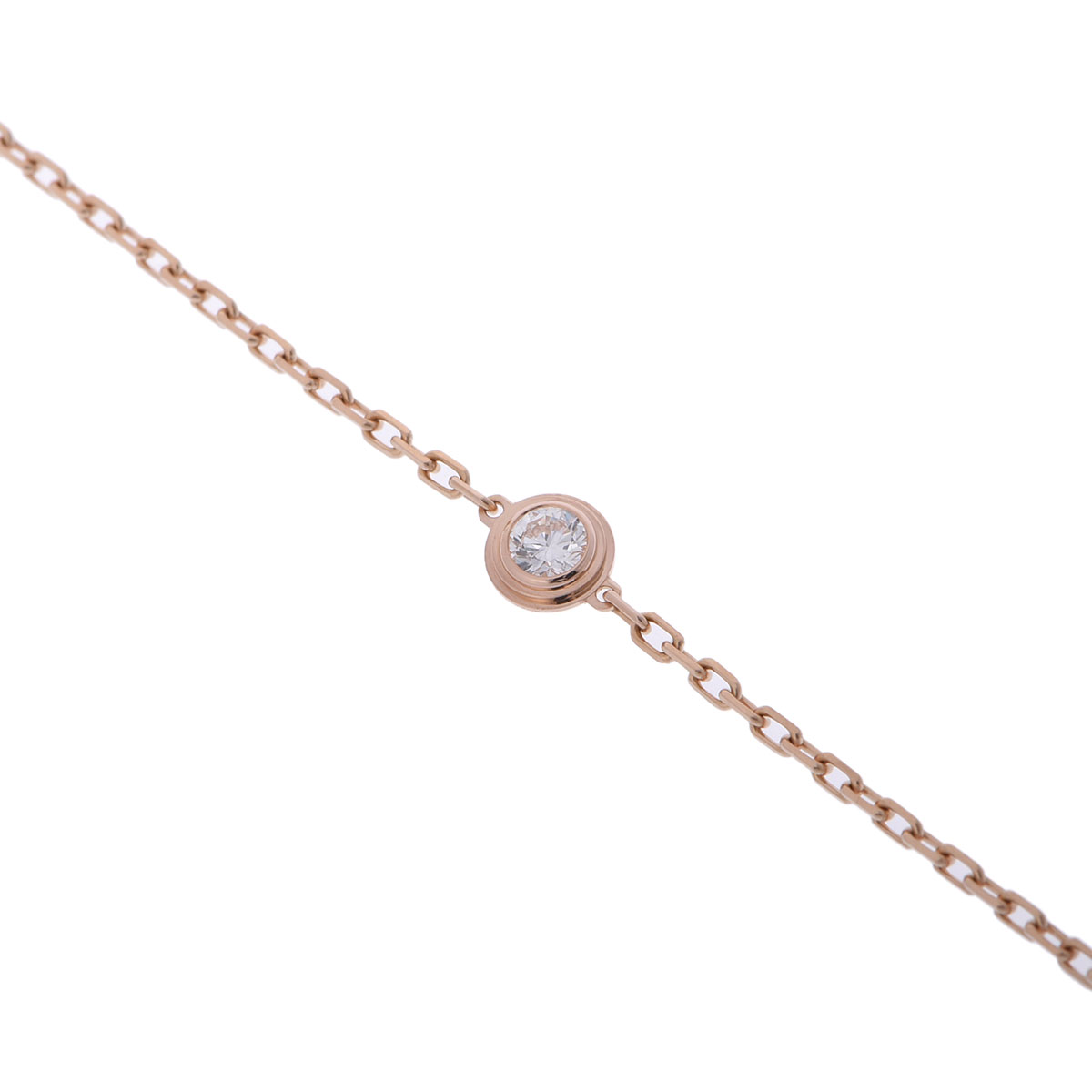 カルティエ ダムール ブレスレット LM ゴールド K18ピンクゴールド PG