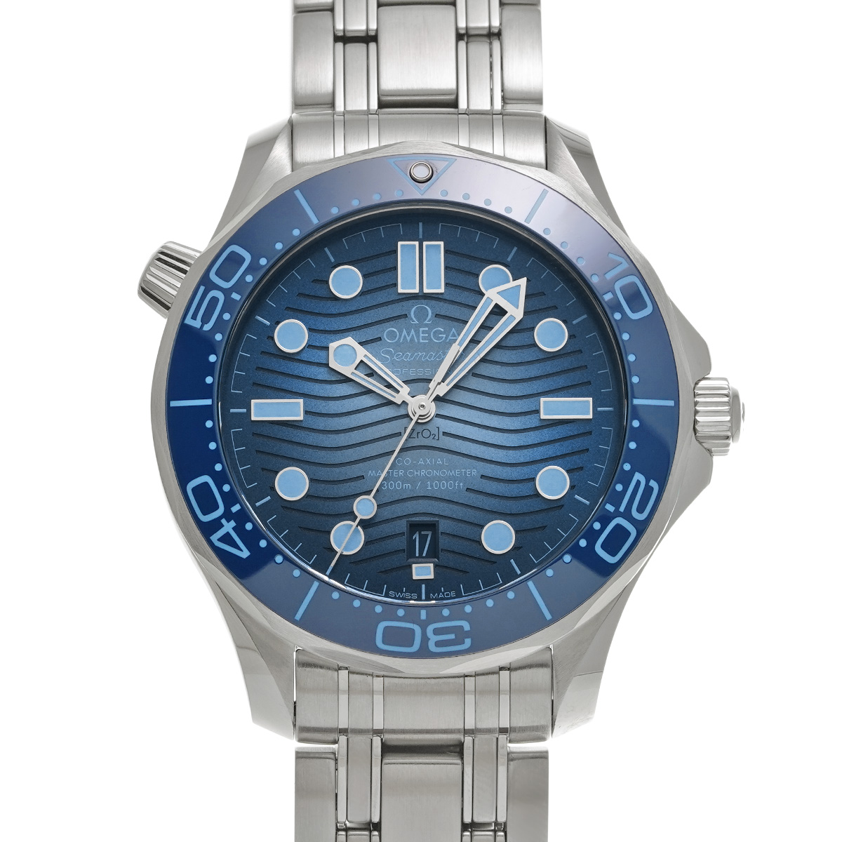 オメガ シーマスター ダイバー300 2224.80 ブルー ユニセックス 時計