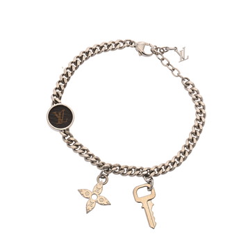 ルイ ヴィトン ブラスレ モノグラム パドロック シルバー M00509