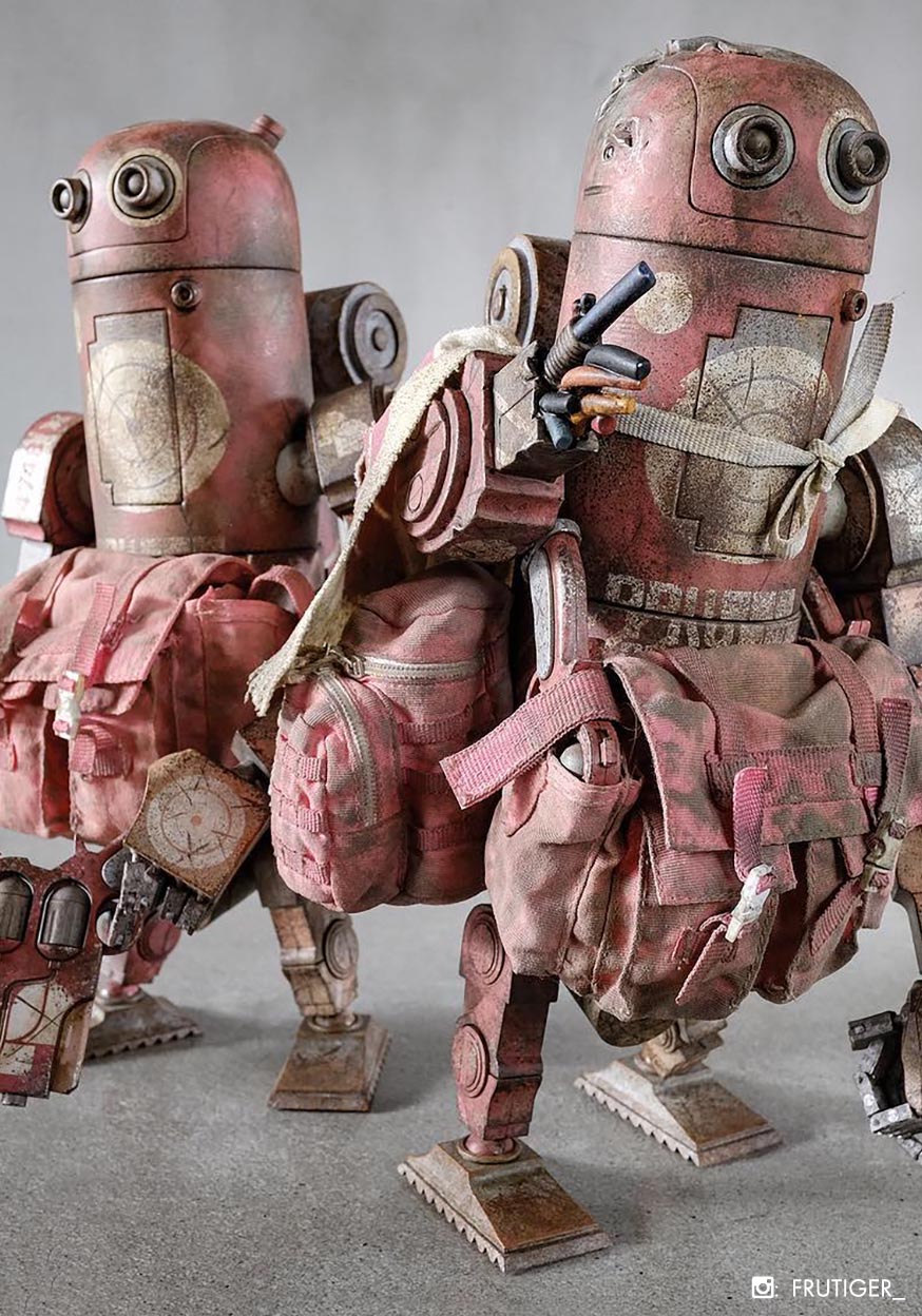 Bertie MK3 5 PINKY by Ashley Wood (one twelve) toy release info