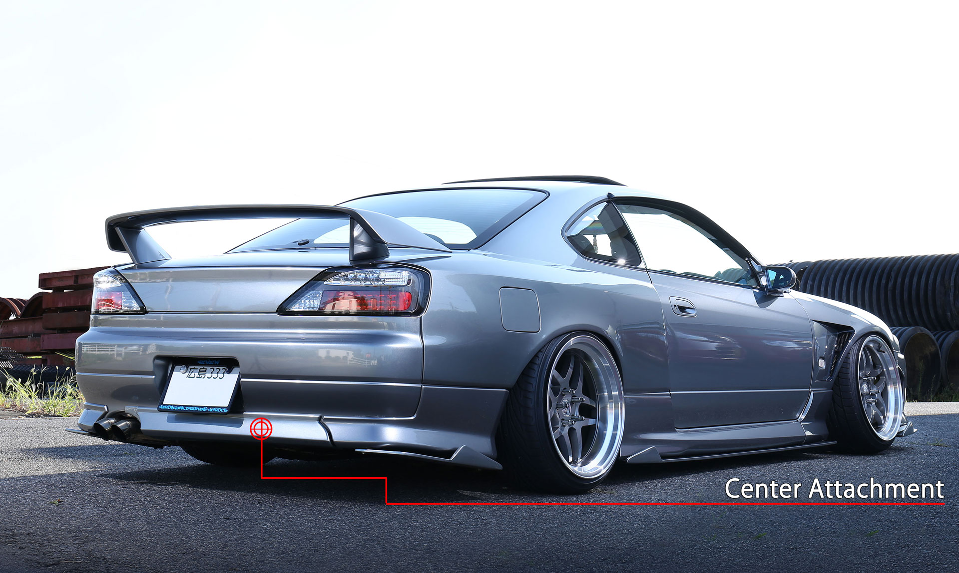 3D☆STAR S15SILVIA センターアタッチメント（純正オプションリア