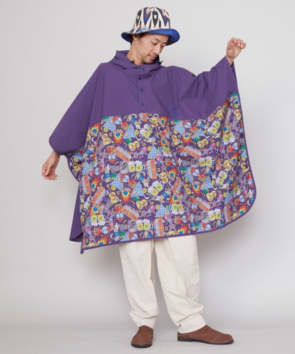 ポプカラレインポンチョ【Amina×grn×POP FIRE】(PURPLE): 『チャイハネ