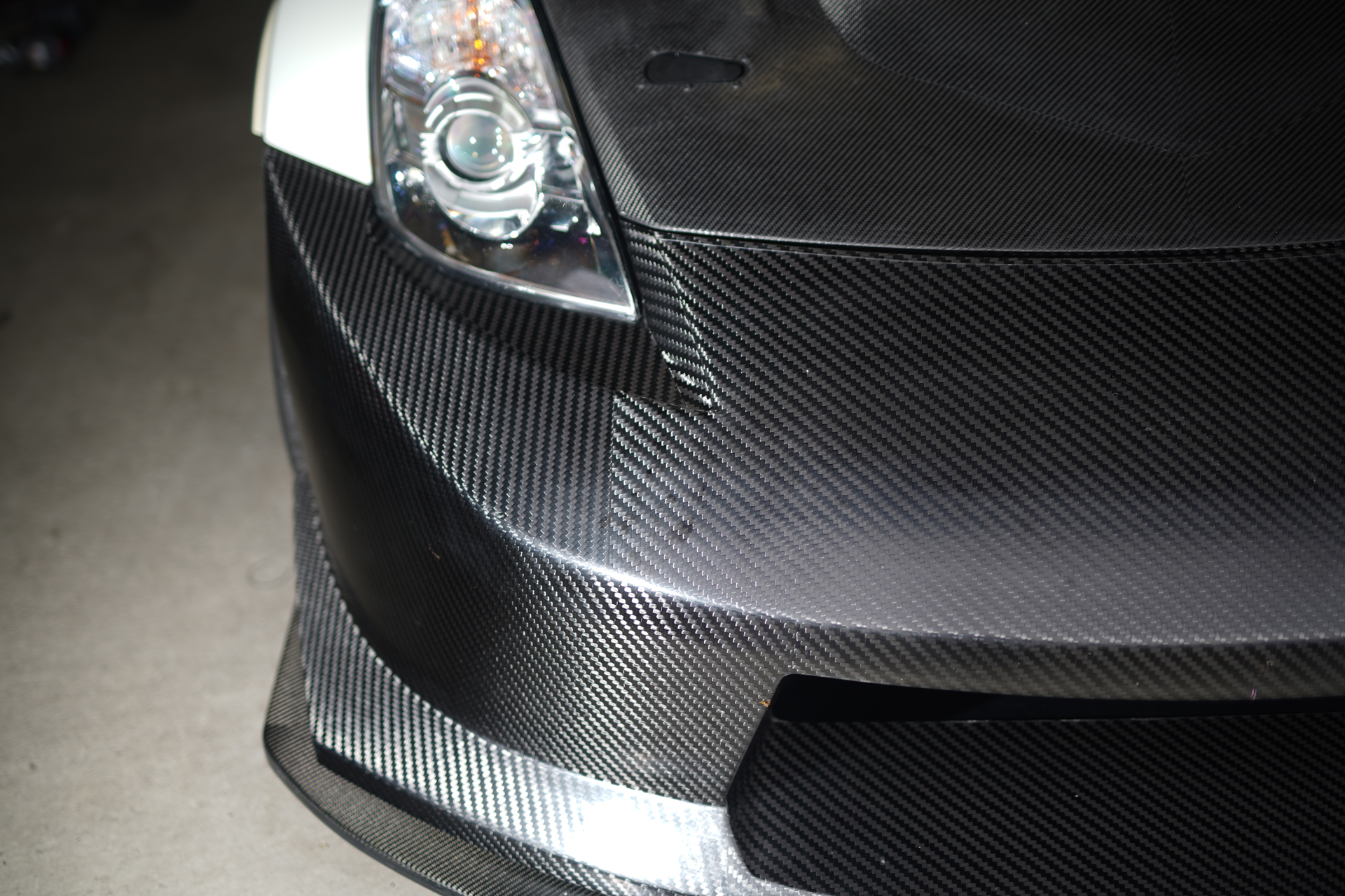 N-ONE Racing Z33 フェアレディZ用 SUNDOME フロントバンパー（FRP＆