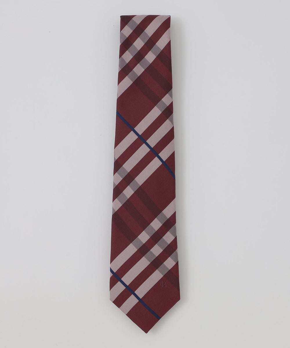 サテンコンビチェックタイ（ネクタイ/チーフ）｜BLACK LABEL