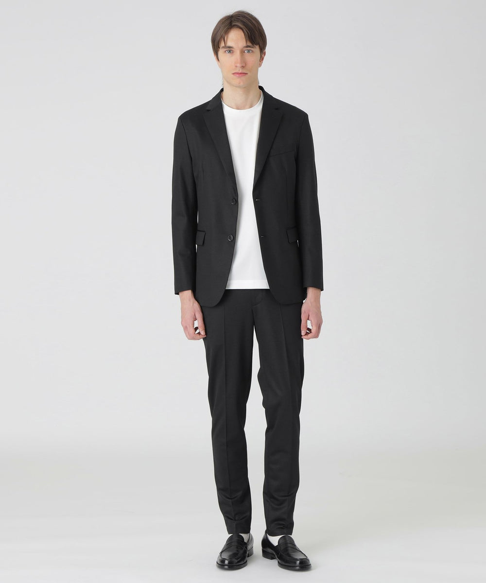 ウォッシャブルウールジャージージャケット（ジャケット）｜BLACK