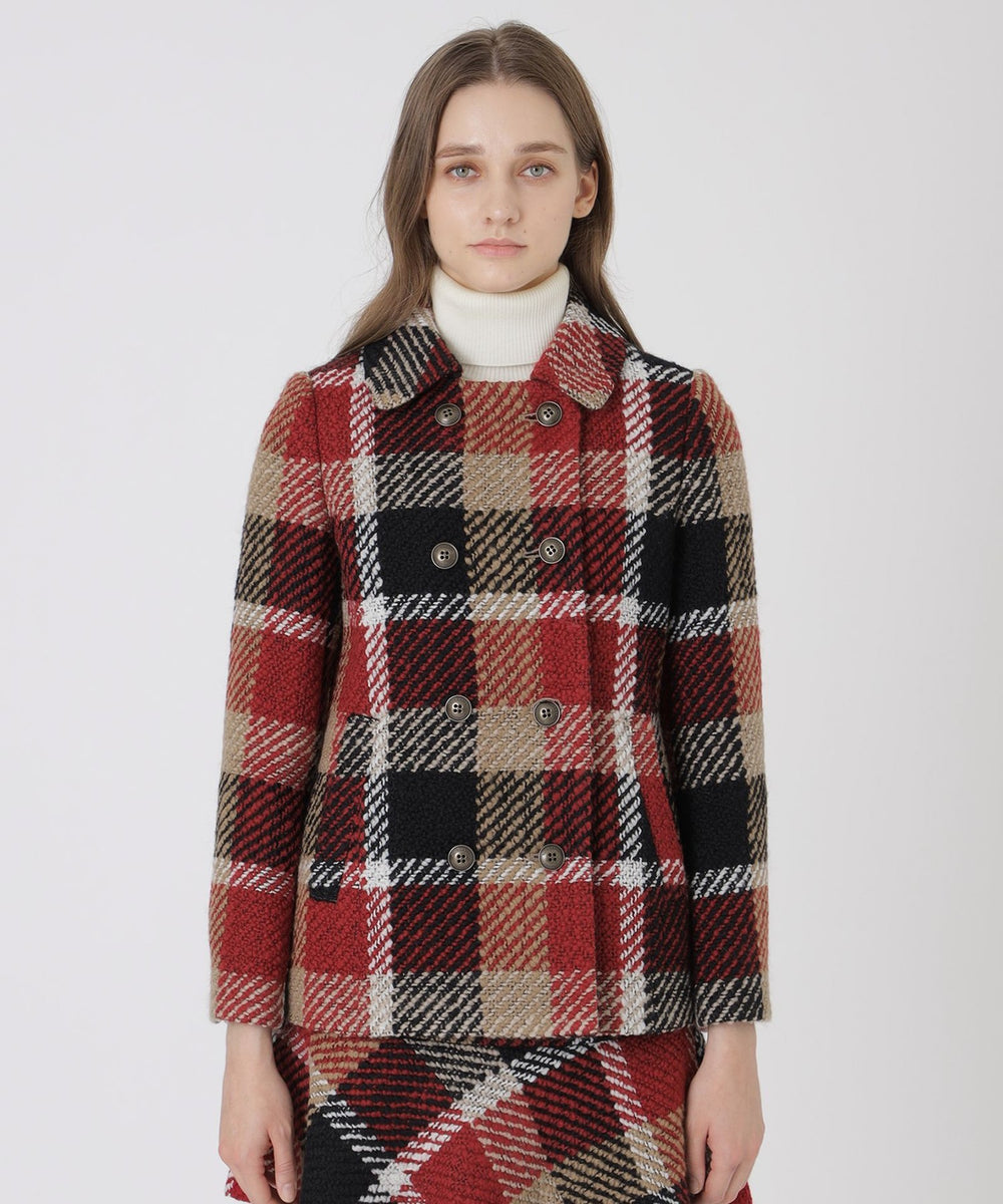 取扱店舗限定】クレストブリッジチェックロービングツイードジャケット